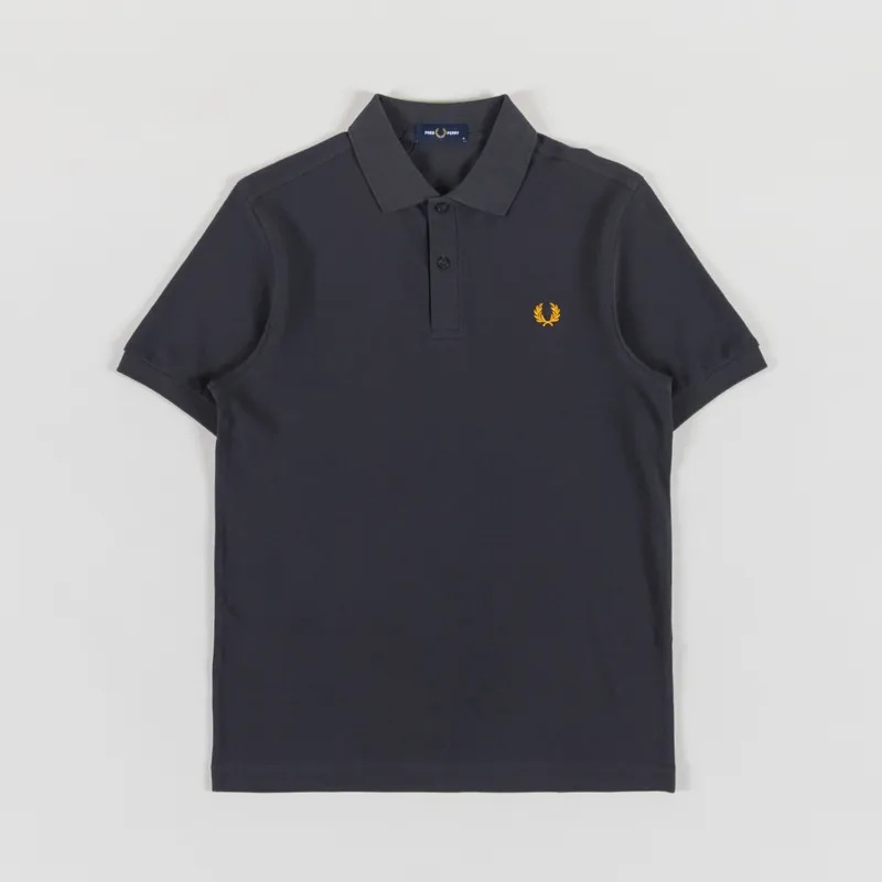 Fred Perry Plain Shirt Anchor Grey Golden