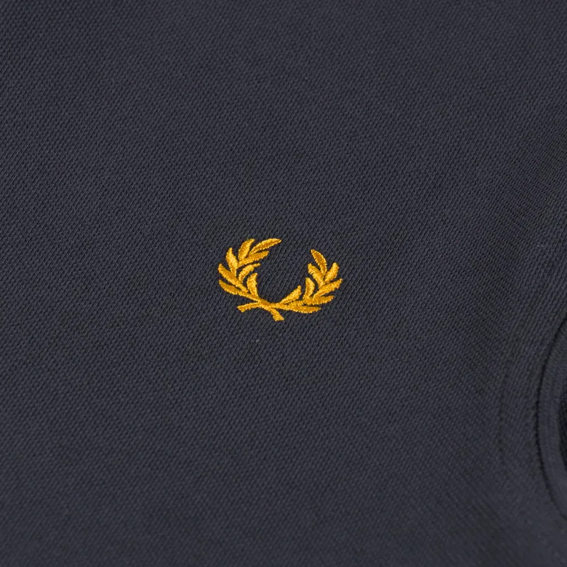Fred Perry Plain Shirt Anchor Grey Golden-3