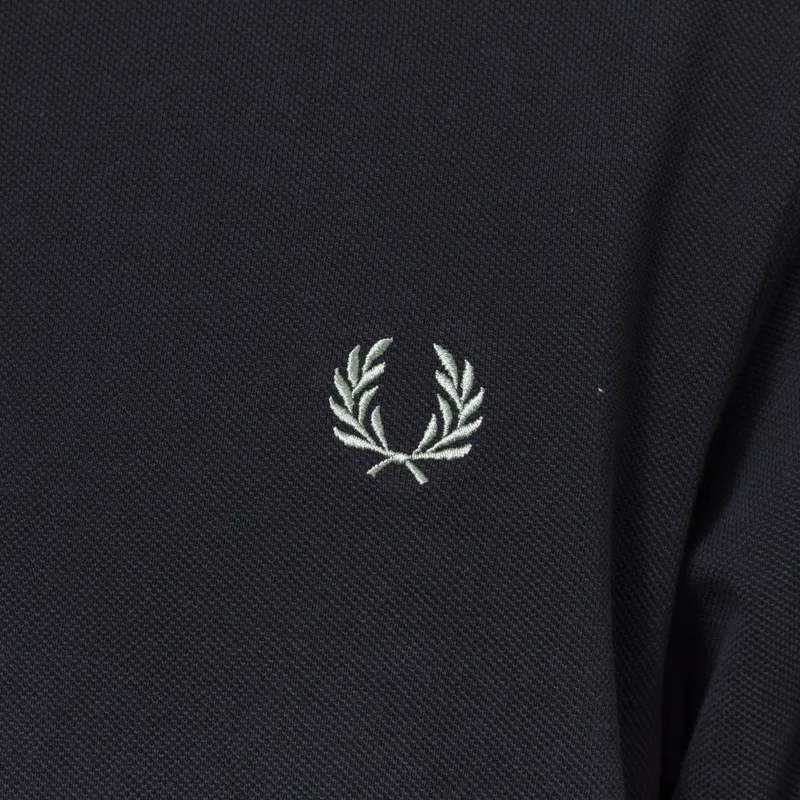 Fred Perry Plain Shirt Navy Seagrass-5