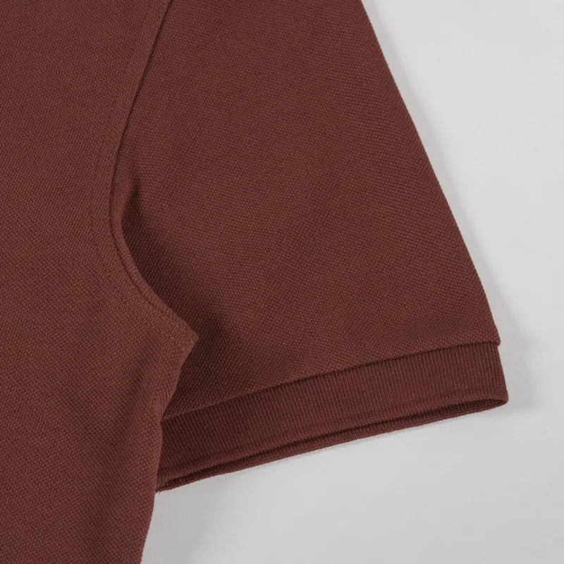 Fred Perry Plain Shirt Whisky Brown Ecru-3