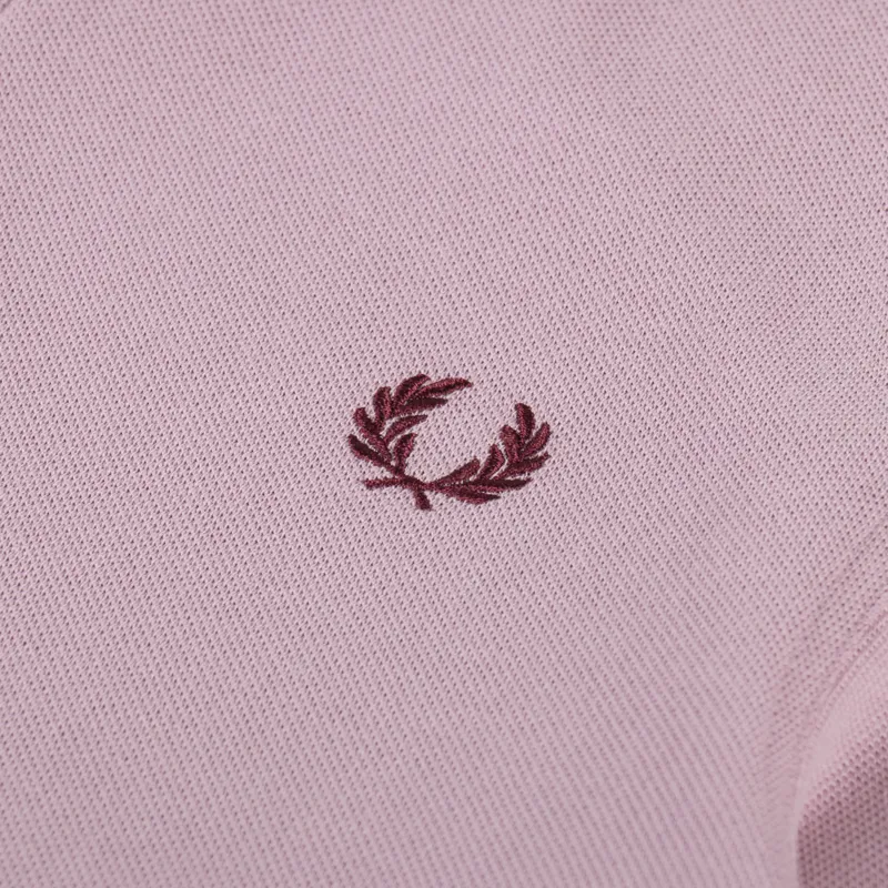 Fred Perry Plain Shirt Dusty Rose Pink-4