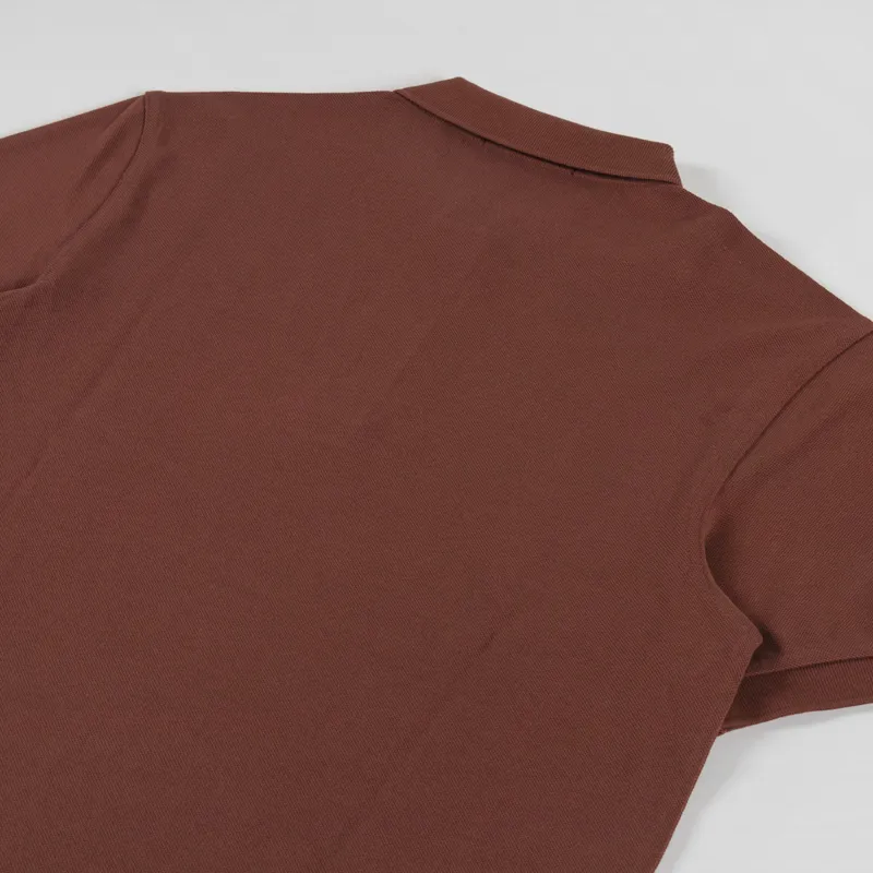 Fred Perry Plain Shirt Whisky Brown Porridge Marl-3