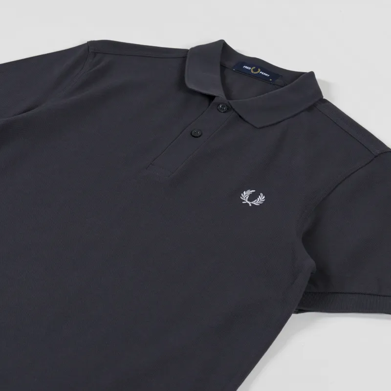 Fred Perry Plain Shirt Anchgrey Limestone-2