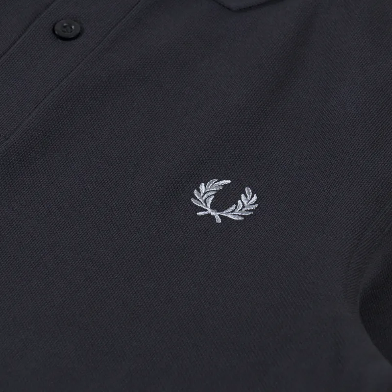 Fred Perry Plain Shirt Anchgrey Limestone-4