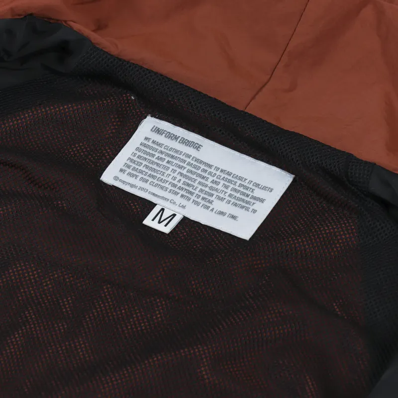 Uniform Bridge M70 Hooded Parka Dark Orange-6