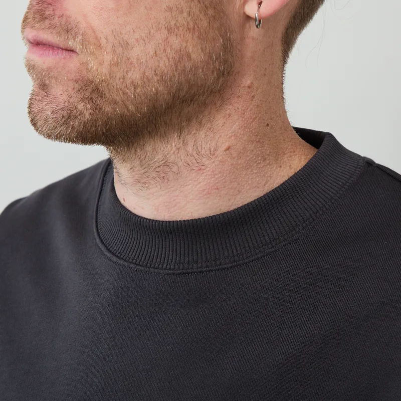 Fred Perry Crew Neck Sweatshirt Anchor Grey Golden-4