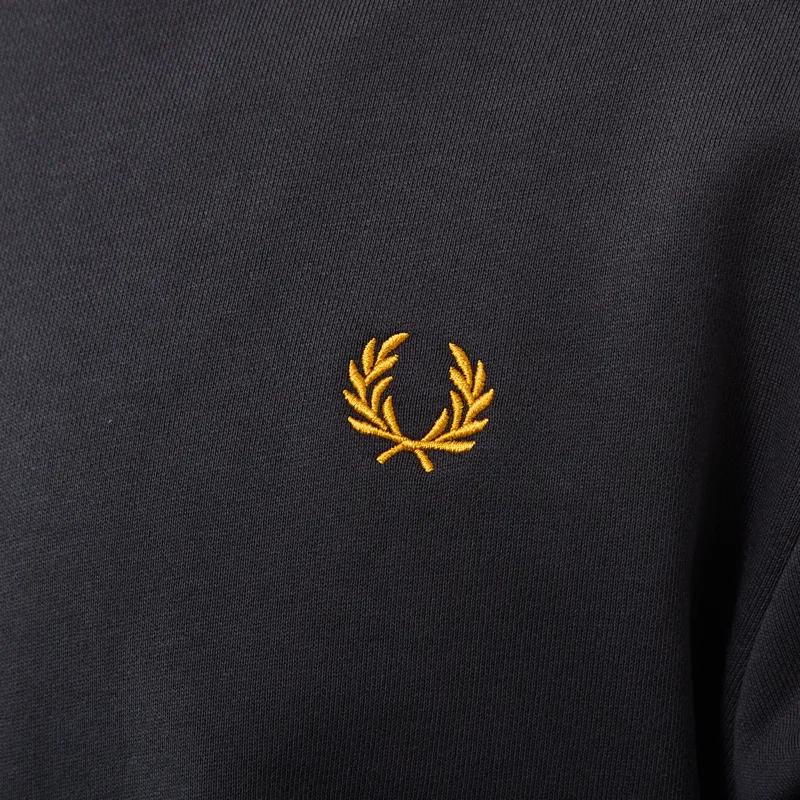 Fred Perry Crew Neck Sweatshirt Anchor Grey Golden-5