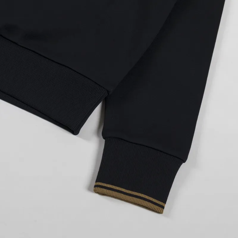Fred Perry Crew Neck Sweatshirt Black Shaded Stone-6