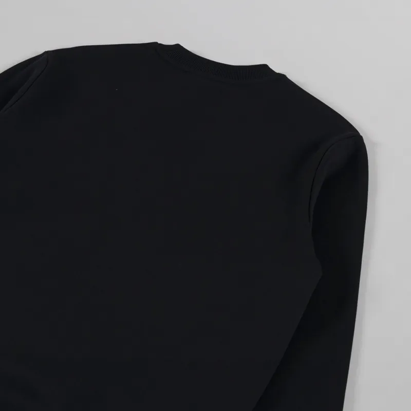 Fred Perry Crew Neck Sweatshirt Black Shaded Stone-3