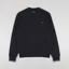 Fred Perry Crew Neck Sweatshirt Black Ecru Laurel Wreath Green