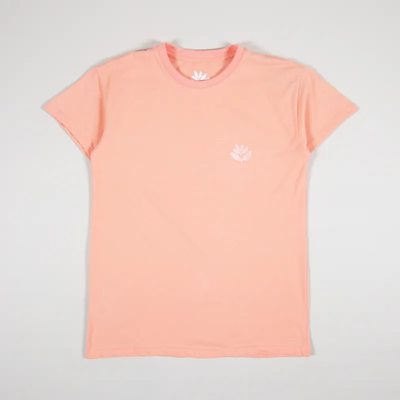 Magenta Points Plant T Shirt Salmon-1