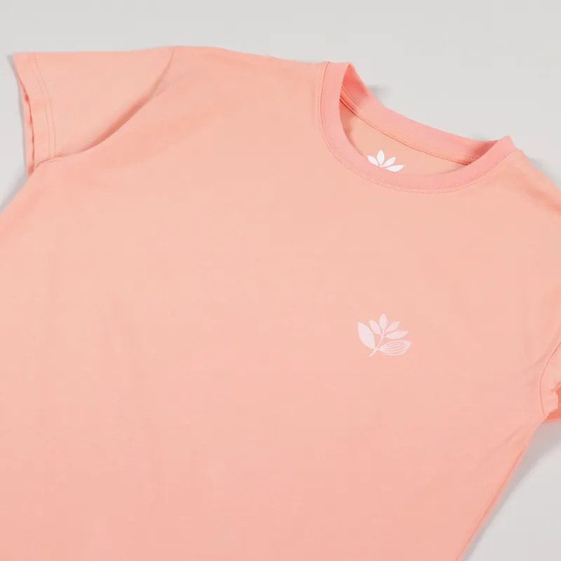 Magenta Points Plant T Shirt Salmon-3