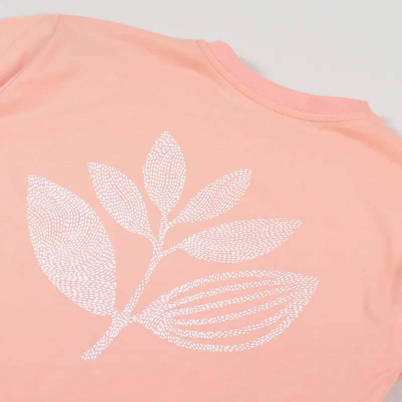 Magenta Points Plant T Shirt Salmon-2