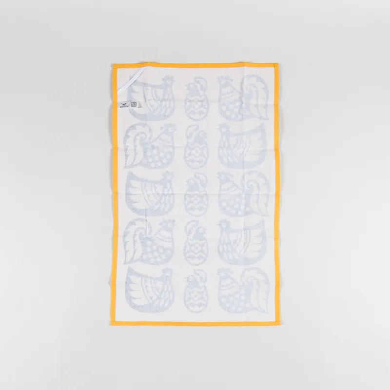 Magpie x Hornsea Chicken Tea Towel Yellow-1