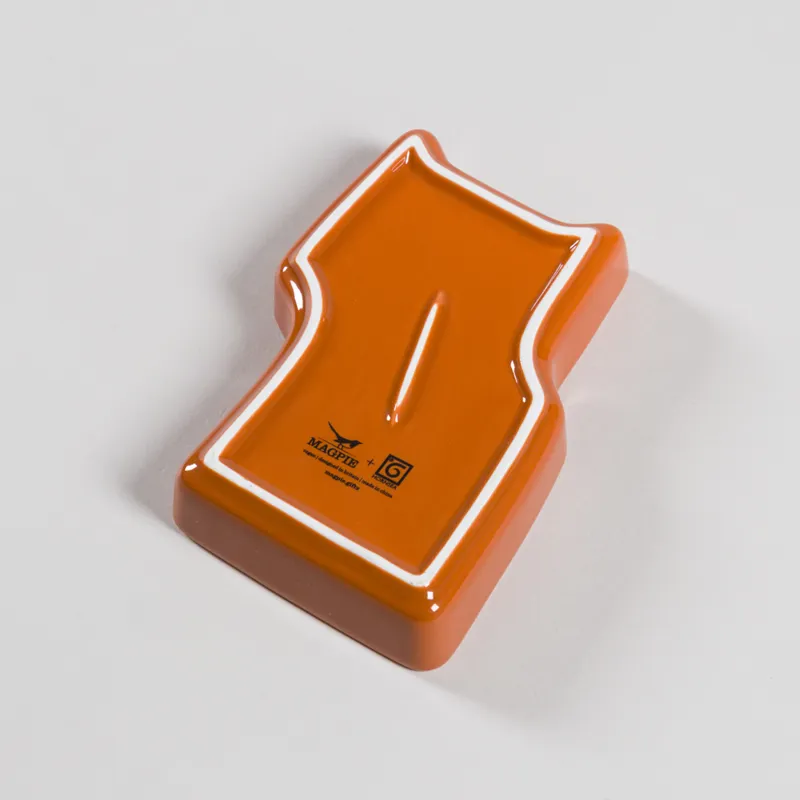 Magpie x Hornsea Cat Trinket Dish Orange-1