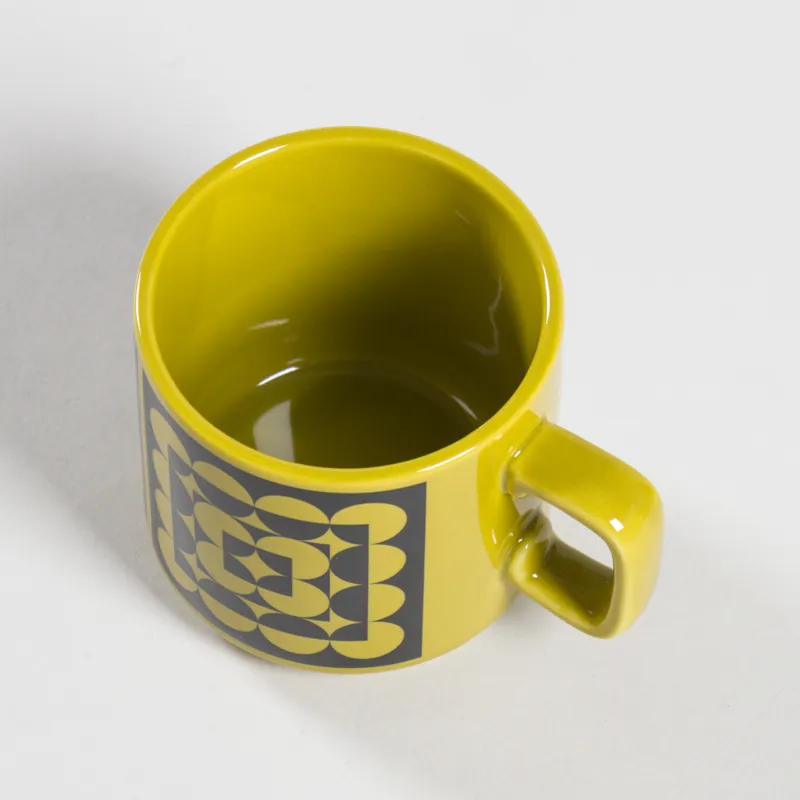 Magpie x Hornsea Squarcles Mug Chartreuse-1