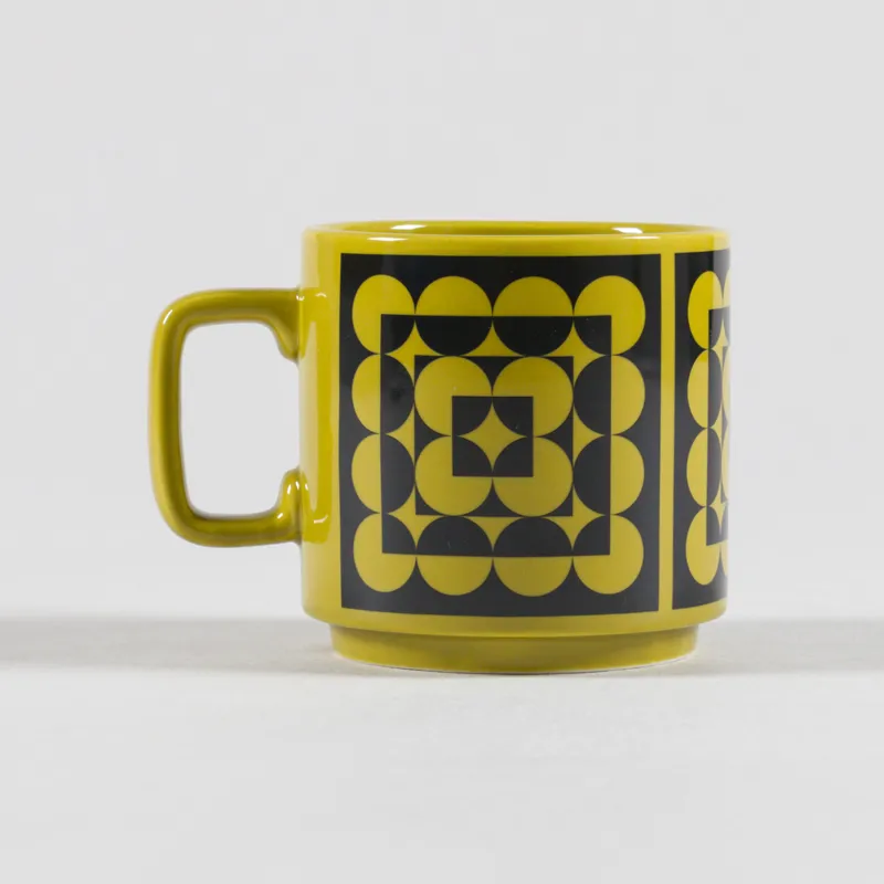Magpie x Hornsea Squarcles Mug Chartreuse-2