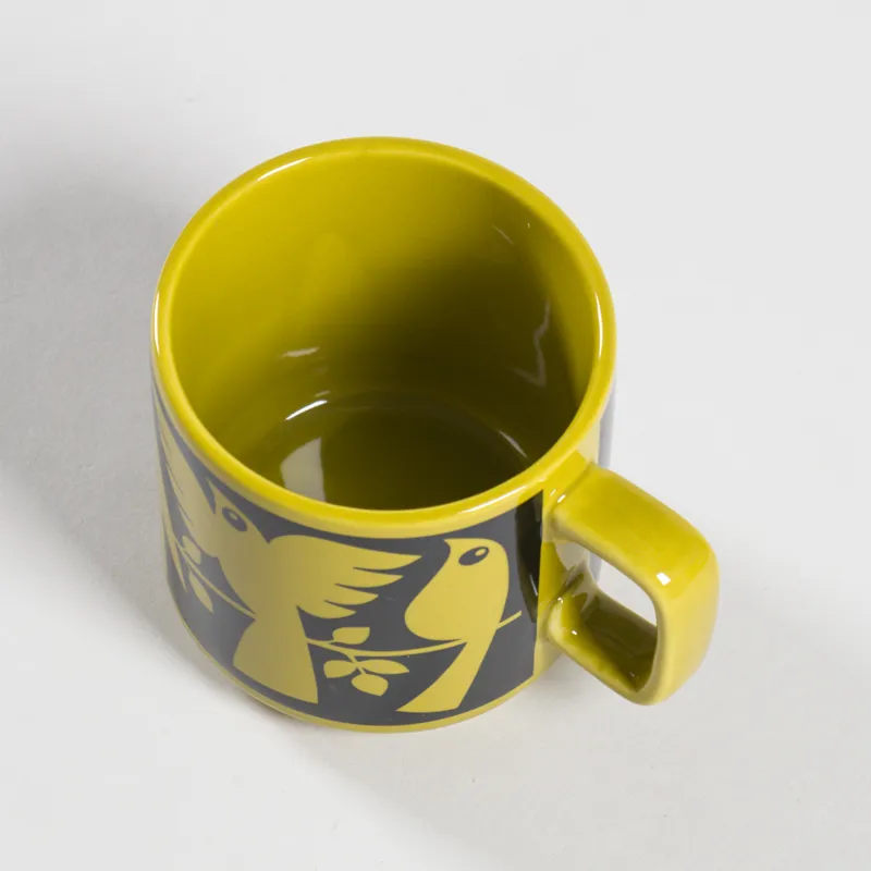 Magpie x Hornsea Birds Mug Chartreuse-1