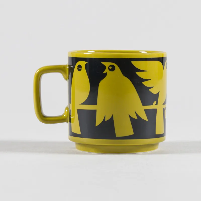 Magpie x Hornsea Birds Mug Chartreuse-2