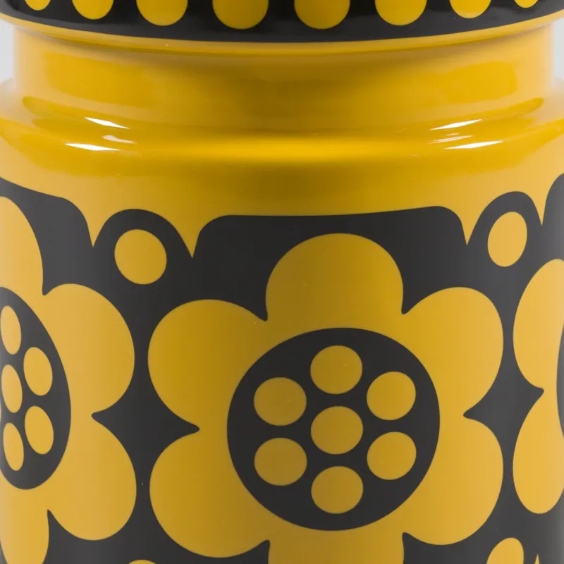 Magpie x Hornsea Jumbo Jar Yellow Geo Flower-4