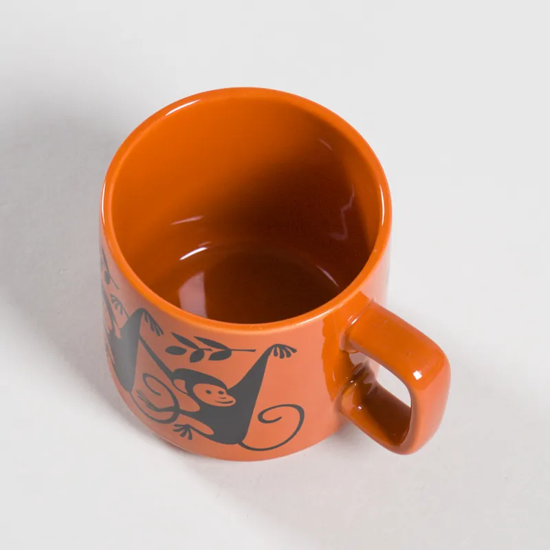 Magpie x Hornsea Monkey Mug Orange-1