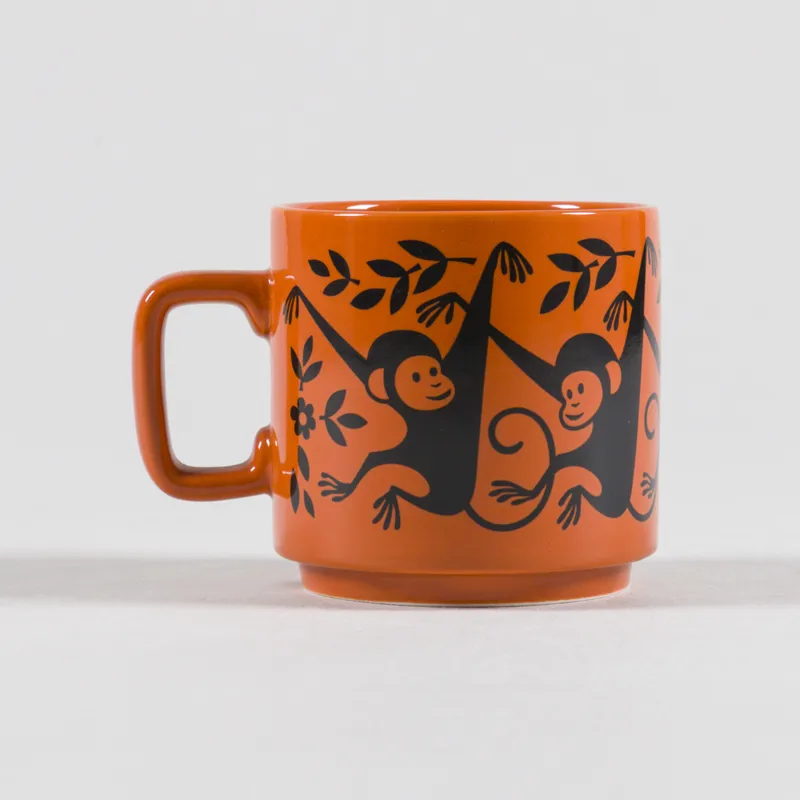 Magpie x Hornsea Monkey Mug Orange-2