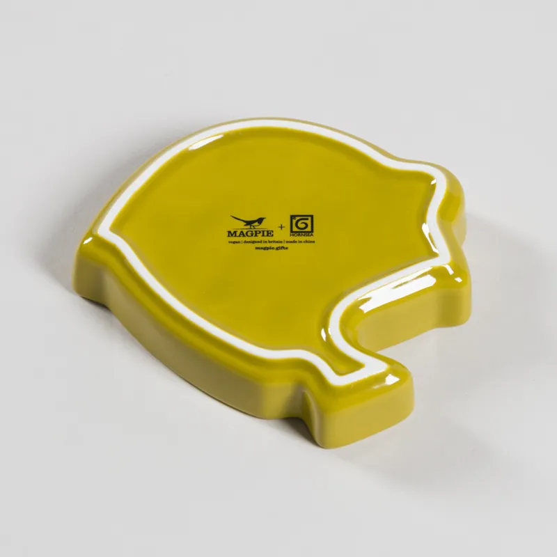 Magpie x Hornsea Frog Trinket Tray Chartreuse-1