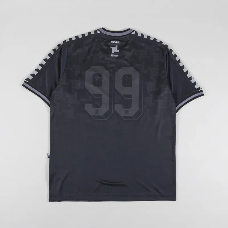 MEYBA x Fabric London Mens Football Jersey Shirt Black
