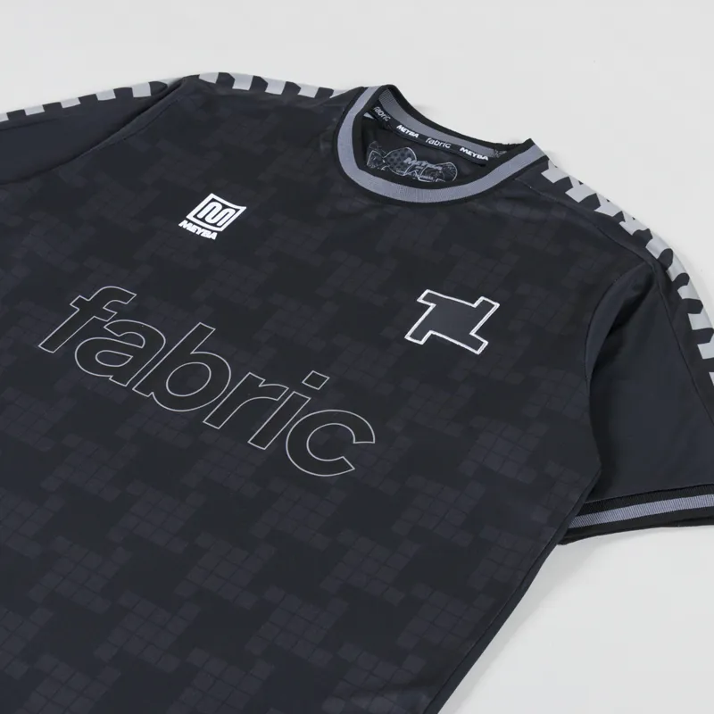 MEYBA x Fabric London Mens Football Jersey Shirt Black