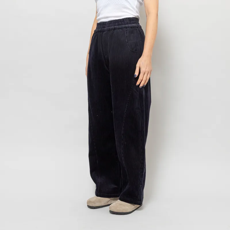 Maison Anana Womens Lilya Corduroy Trousers Navy-2