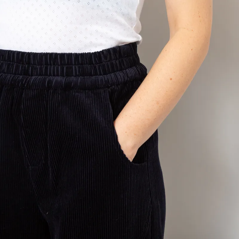 Maison Anana Womens Lilya Corduroy Trousers Navy-8