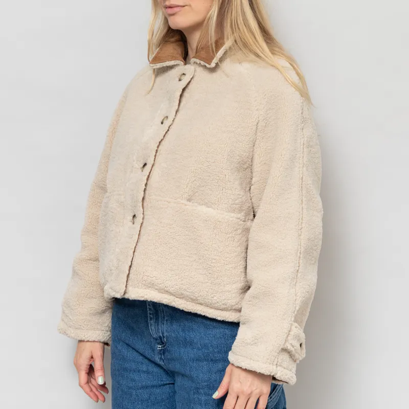 Maison Anana Womens Leanie Reversible Jacket Camel-3