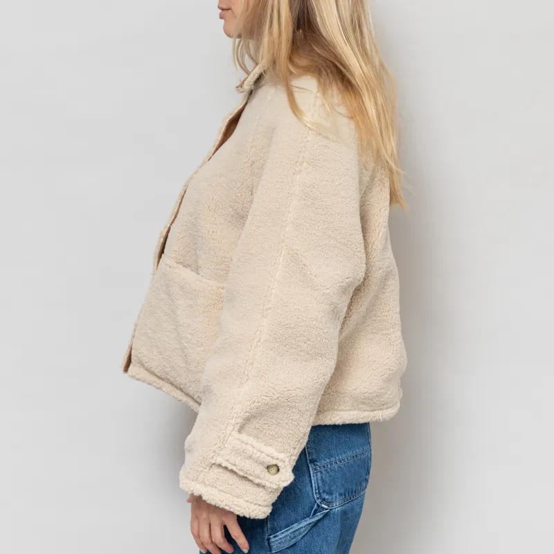 Maison Anana Womens Leanie Reversible Jacket Camel-4