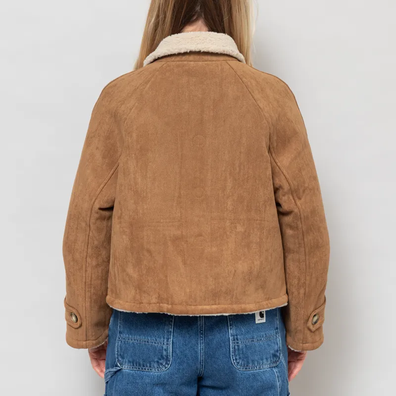 Maison Anana Womens Leanie Reversible Jacket Camel-6