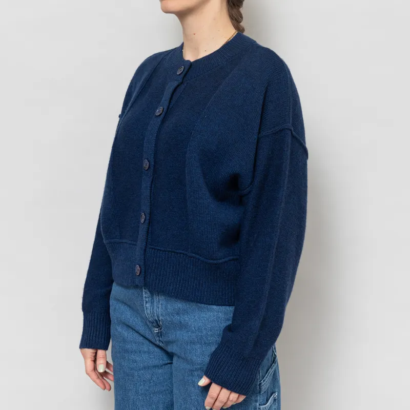 Maison Anana Womens Elonie Cardigan Blue-1