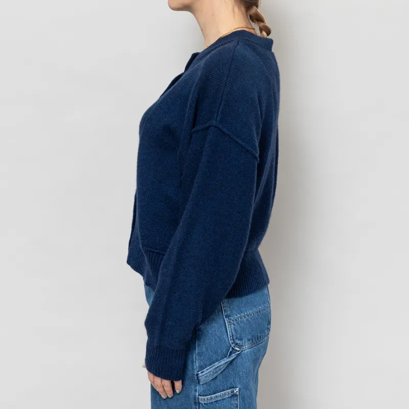 Maison Anana Womens Elonie Cardigan Blue-2