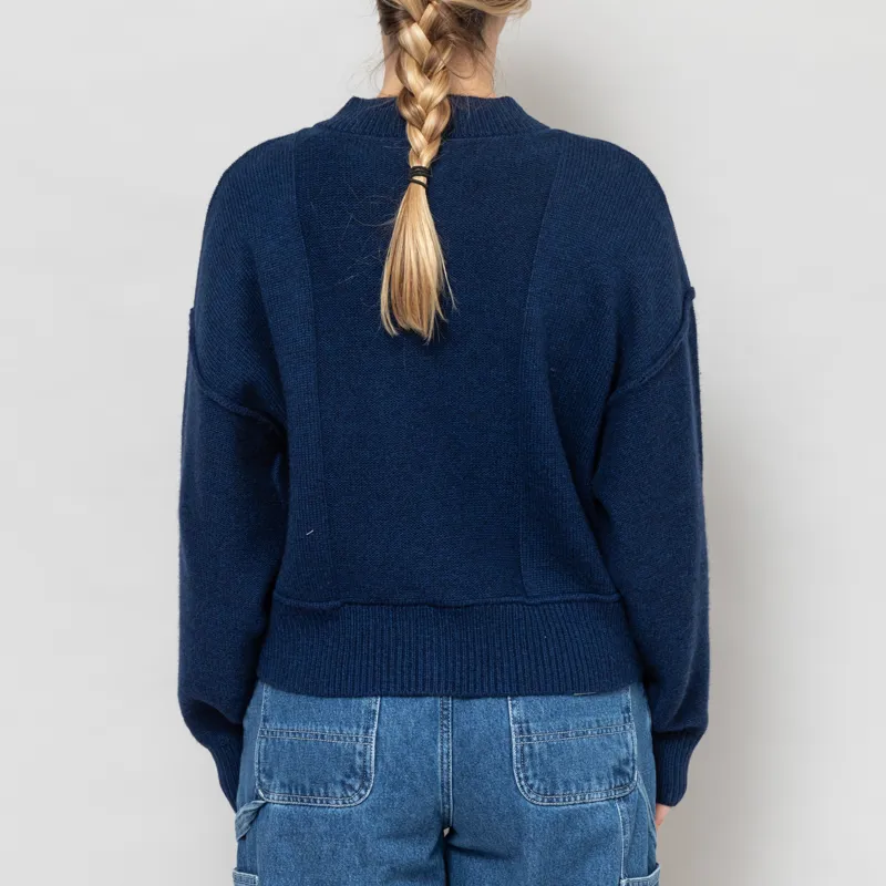 Maison Anana Womens Elonie Cardigan Blue-3