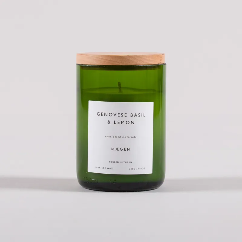 Maegen Orchard Candle Genovese Basil Lemon