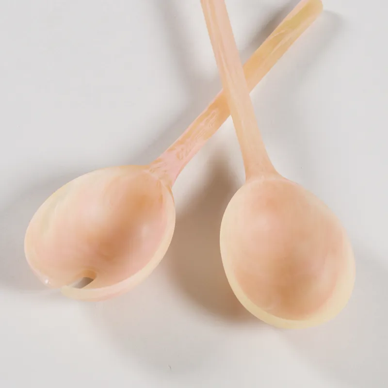Maegen Salad Servers Coral-1