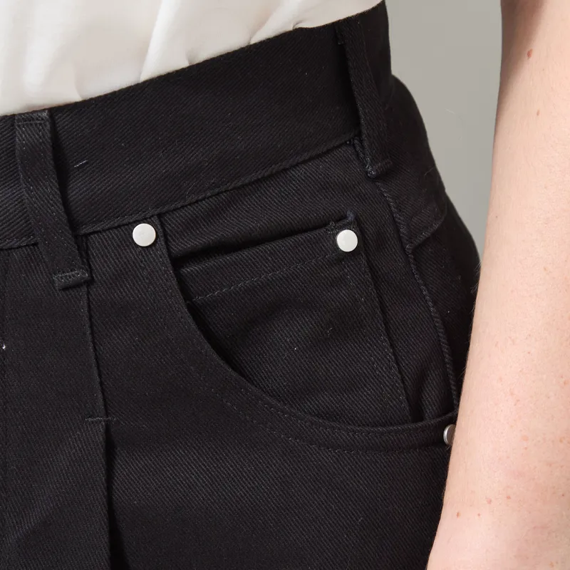 L.F. Markey Womens Mason Trousers Black-3