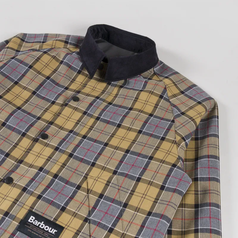 Barbour Oversized Reversible Transporter Jacket Asphalt Grey-5