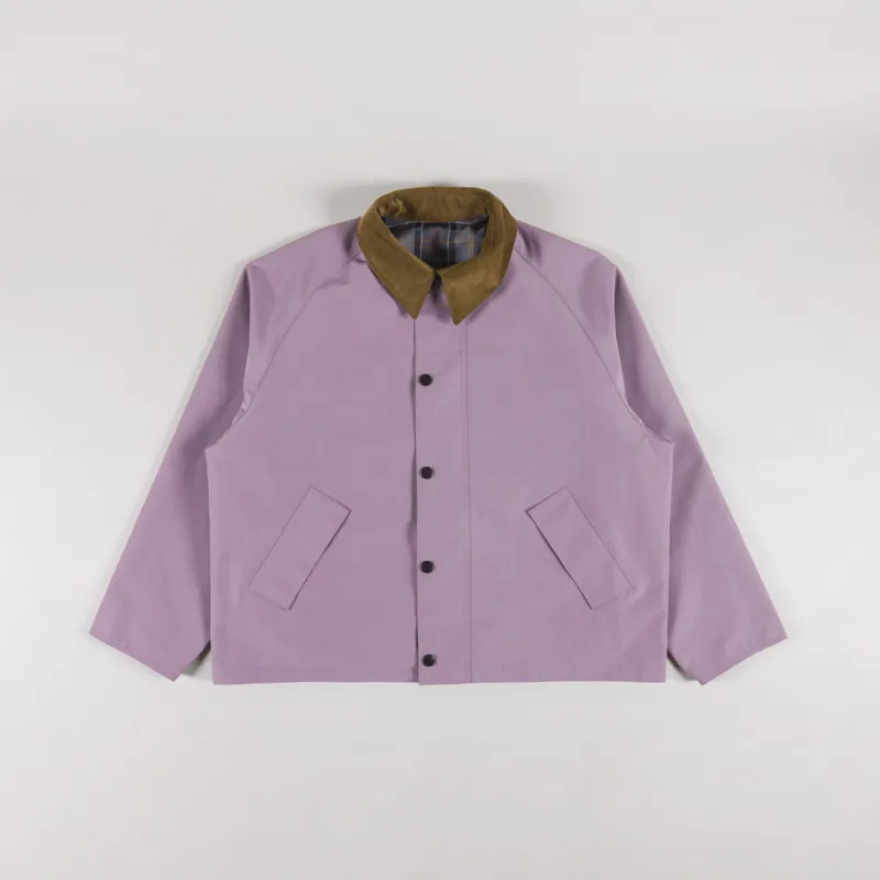 Barbour Oversized Reversible Transporter Jacket Elderberry