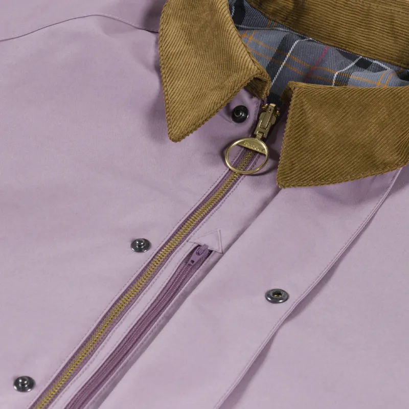 Barbour Oversized Reversible Transporter Jacket Elderberry-9