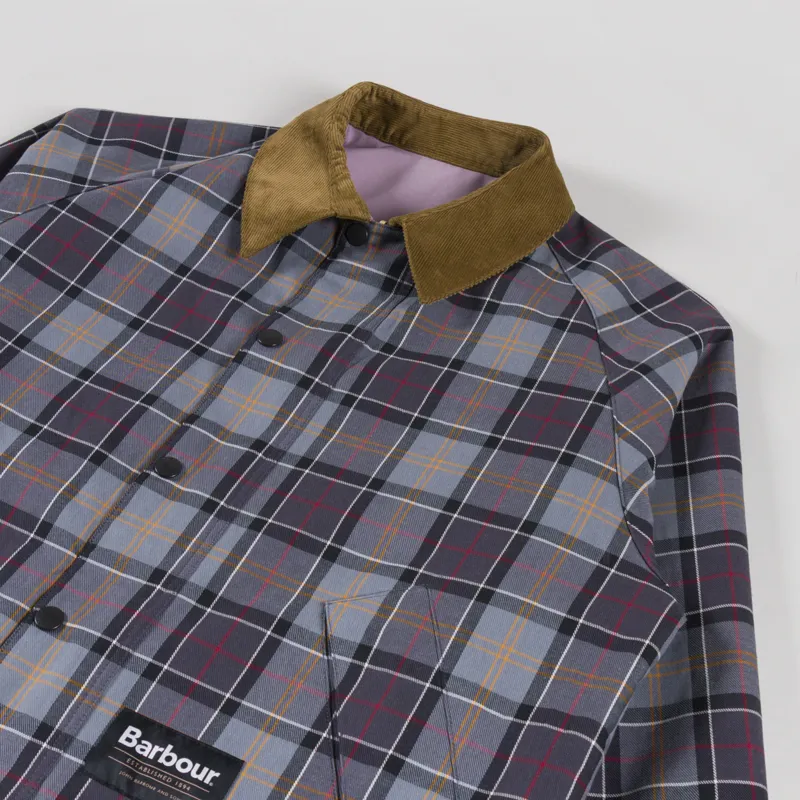 Barbour Oversized Reversible Transporter Jacket Elderberry-6
