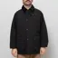 Barbour Oversized Padded Bedale Casual Jacket Black