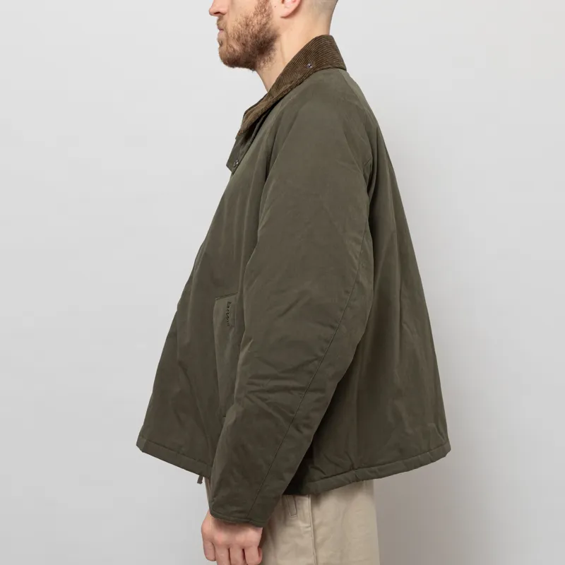 Barbour Padded Transport Jacket Olive-4