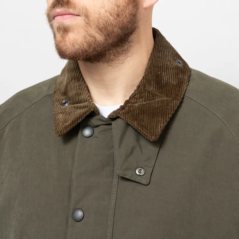 Barbour Padded Transport Jacket Olive-7