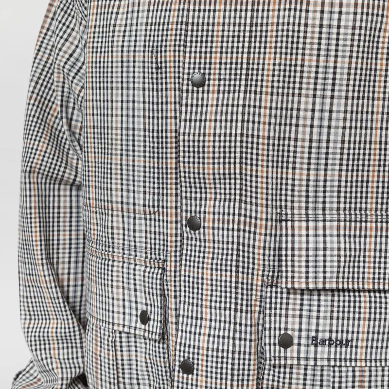 Barbour Westoe Check Casual Jacket Neutral-5