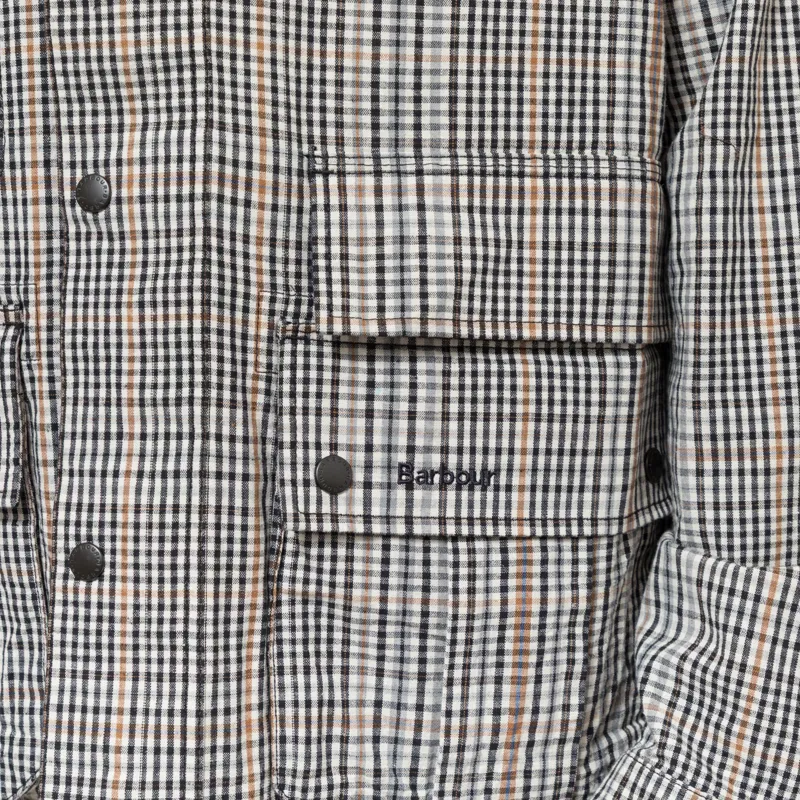 Barbour Westoe Check Casual Jacket Neutral-6