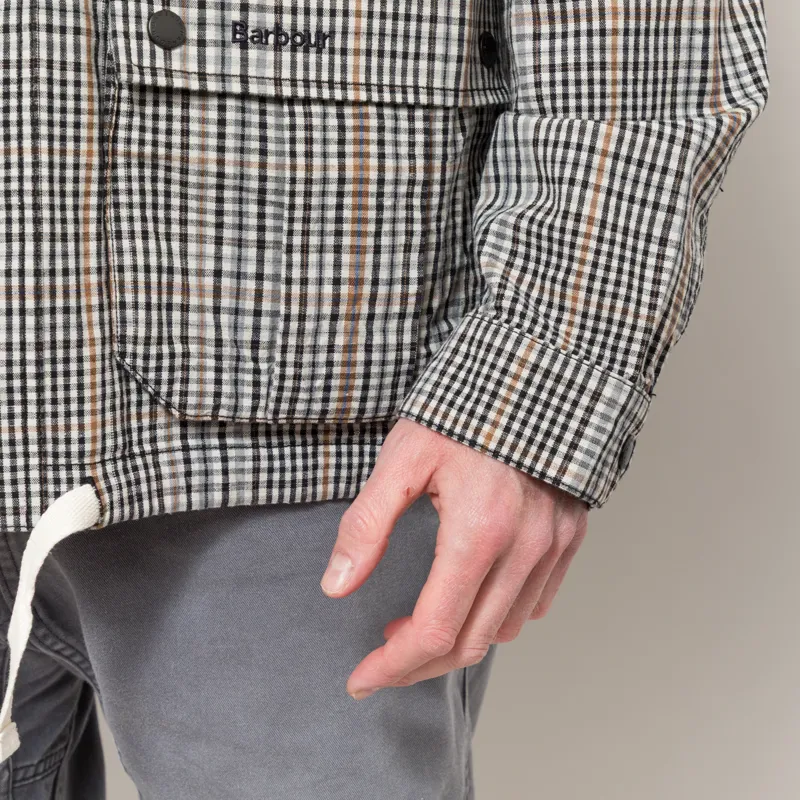Barbour Westoe Check Casual Jacket Neutral-9